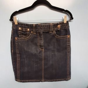 Ann Taylor Jean Skirt Dark Jean Size 6